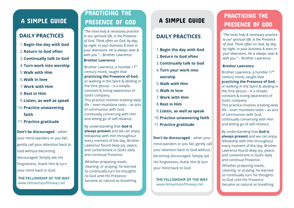 practicing the presence
